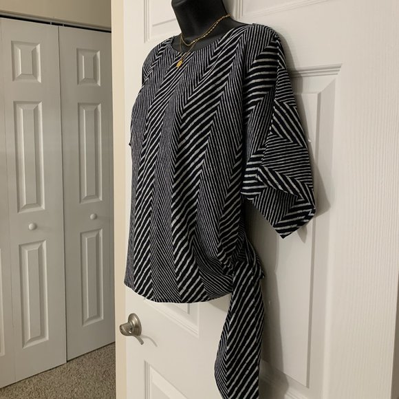 MICHAEL KORS Blue Top Blouse, Size M - Picture 2 of 15